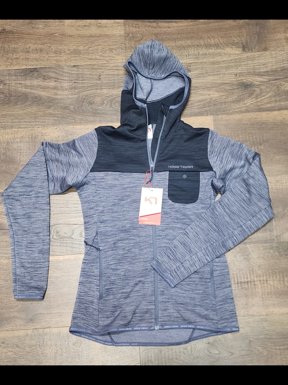 Kari Traa Light Blue Shanne Hiking Midlayer Jacket